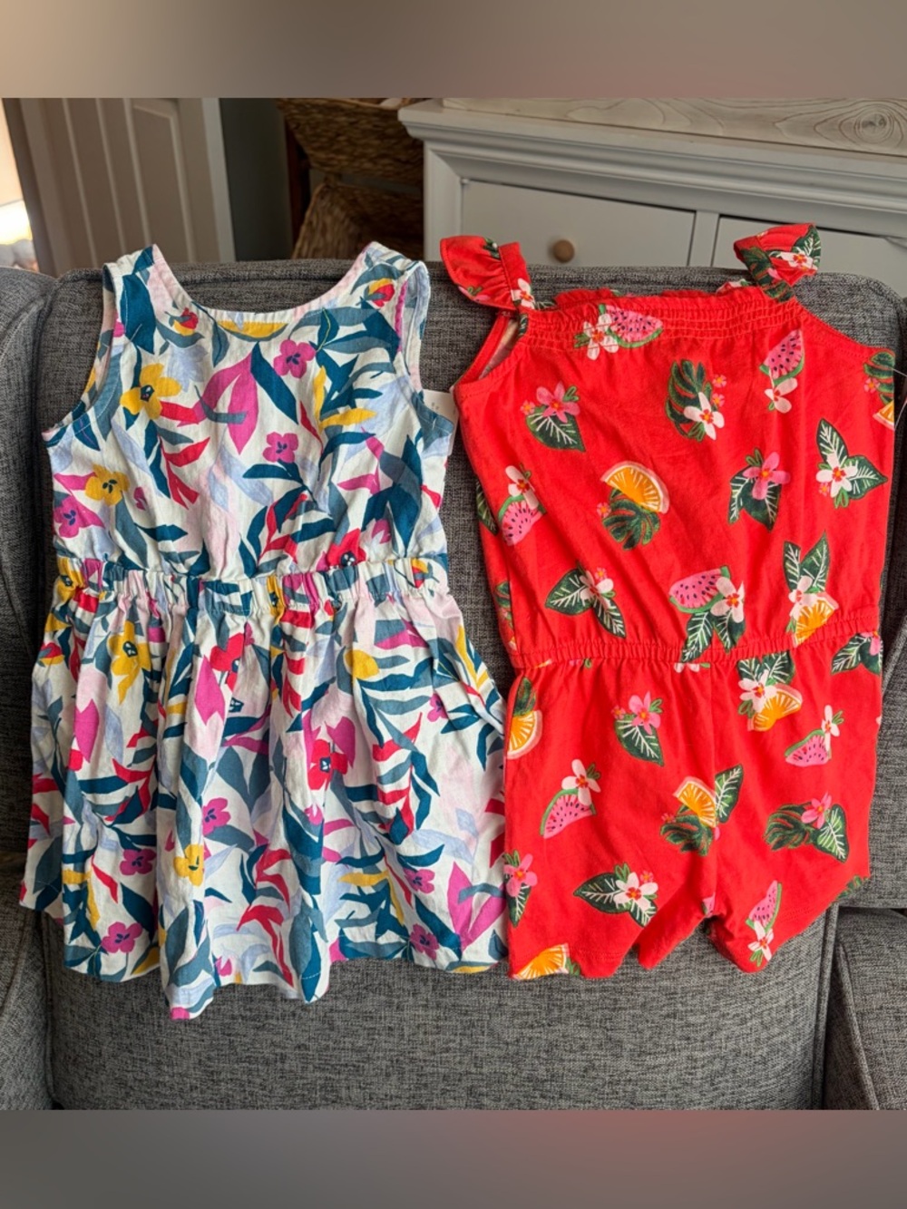 Carters toddler dress / romper bundle 24mo/2T